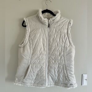 Nicole Miller Women's White Quilted Vest